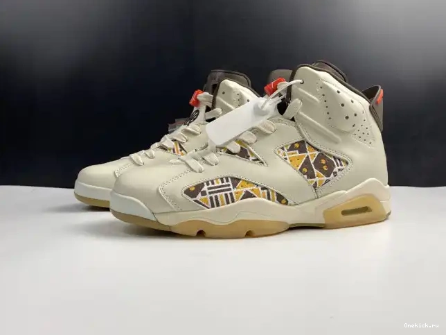 One Kick Quai54 CZ4152-100 (2020) Jordan Sail Brown Retro AIR 6 0523